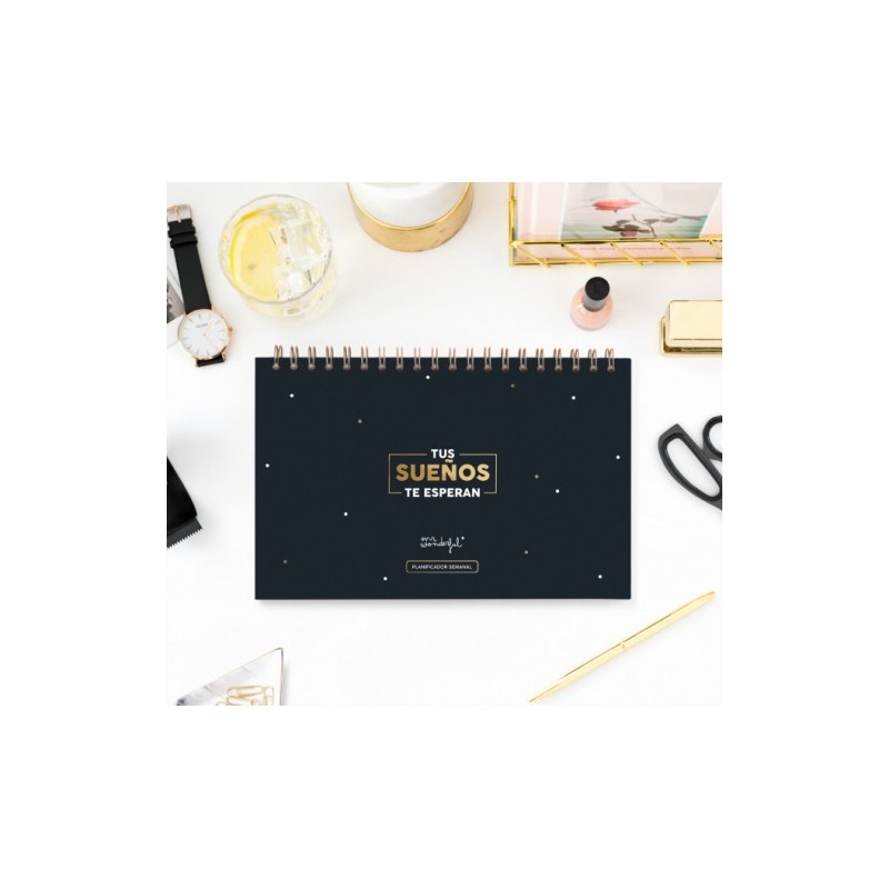 PLANIFICADOR SEMANAL - TUS SUEÑOS TE ESPERAN MR.WONDERFUL WOA10456ES