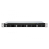 QNAP TR-004U unidad de disco multiple Negro, Gris