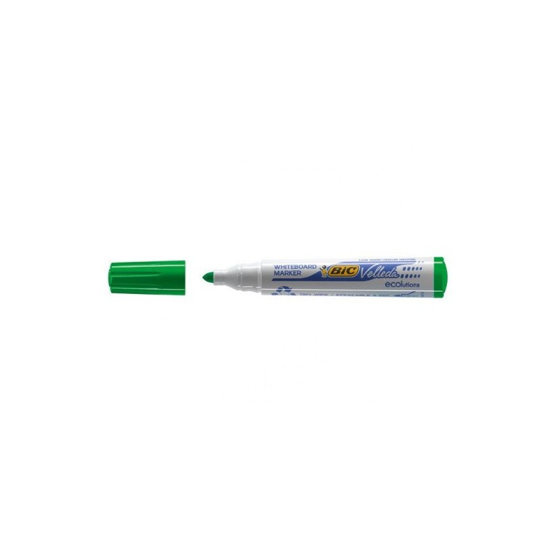 MARCADOR PARA PIZARRA BLANCA 1701 TINTA A BASE DE ALCOHOL TRAZO 1,5MM. VERDE VELLEDA 904940