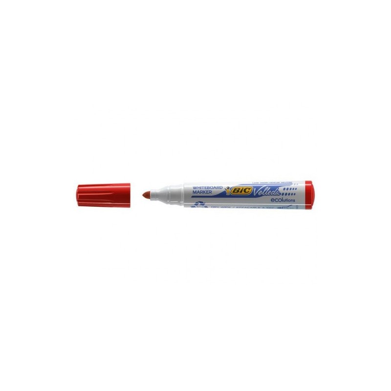 MARCADOR PARA PIZARRA BLANCA 1701 TINTA A BASE DE ALCOHOL TRAZO 1,5MM. ROJO VELLEDA 904939