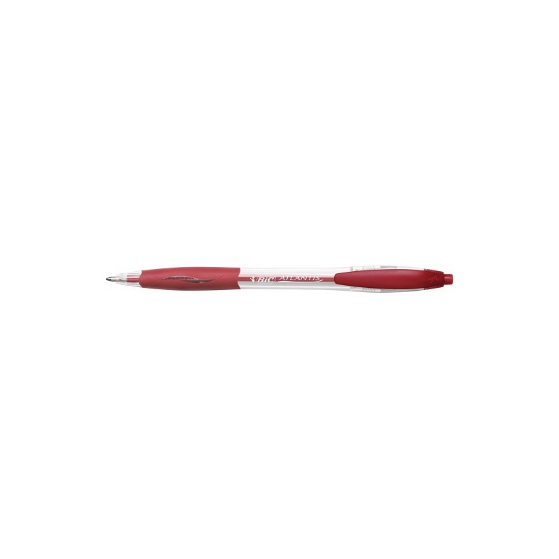 BOLIGRAFO RETRACTIL TRAZO 0,4 MM. ATLANTIS ROJO BIC 887133
