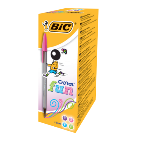 BIC Cristal Fun Cal Bolígrafo 20 pieza(s)