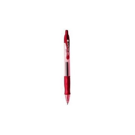 BIC 829159 bolígrafo Rojo Bolígrafo de punta retráctil con pulsador 12 pieza(s)