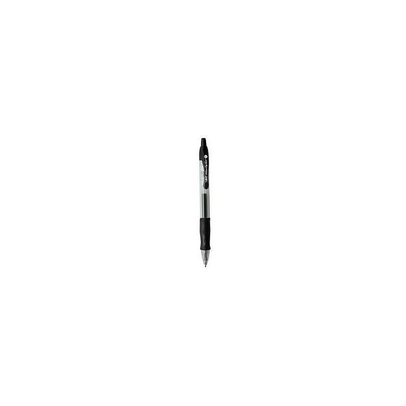BIC 829157 bolígrafo Negro Bolígrafo de punta retráctil con pulsador 12 pieza(s)