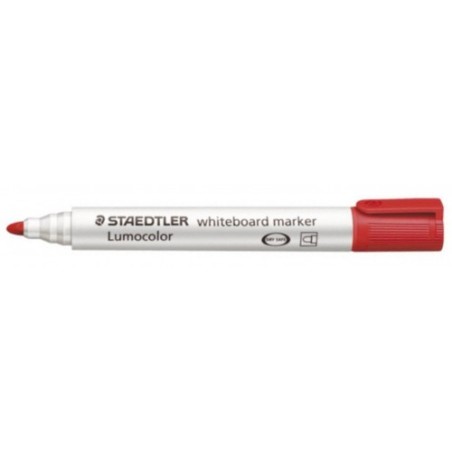 MARCADOR PIZARRA LUMOCOLOR MARKER 351 TRAZO 2MM. ROJO STAEDTLER 351-2