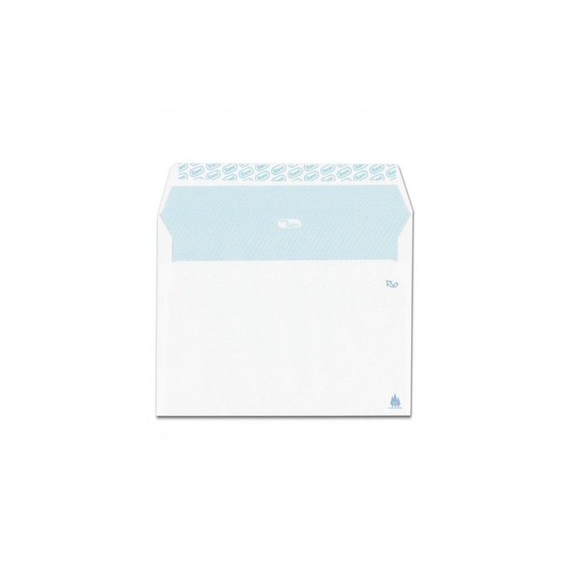 CAJA 250 SOBRES FOLIO PROLONGADO (260X360) OFFSET BLANCO 100 GRS. AUTOSAM AUTOADHESIVO CON TIRA DE SILICONA SAM 268722