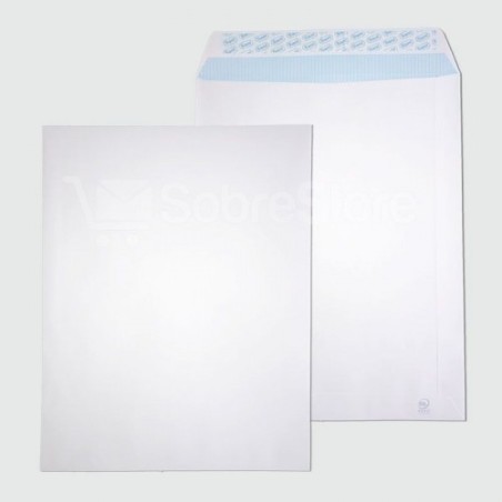 CAJA 250 BOLSAS RADIOGRAFIA (310X410) OFFSET BLANCO 100 GRS. AUTOSAM AUTOADHESIVO TIRA DE SILICONA SAM 147306