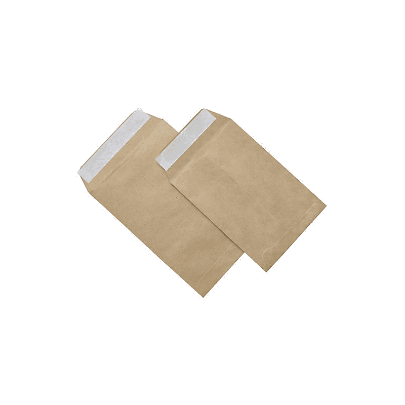 CAJA 250 BOLSAS FOLIO PROLONGADO (260X360) KRAFT 90 GRS. OPENSAM AUTOADHESIVO CON TIRA DE SILICONA SAM 145706
