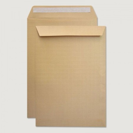 CAJA 100 BOLSAS DIN C4 (229X324) KRAFT ARMADO 120 GRS. AUTOSAM AUTOADHESIVO TIRA SILICONA ENVIO SEGURIDAD SAM 145532