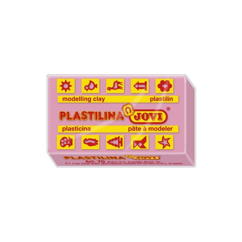 Plastilina Jovi colores pastel surtidos caja 30 unidades 50 gr 