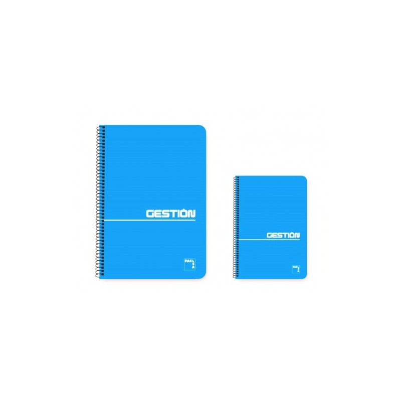 CUADERNO ESPIRAL SERIE GESTION TAPA BLANDA 60 GRS. FOLIO (215X310MM.) 80 HOJAS CUADRÍCULA 4X4 SIN MARGEN PACSA 164370