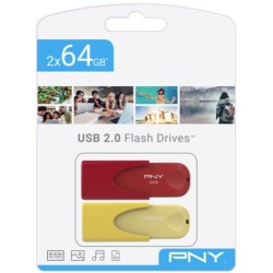 TWIN PACK 2x64GB USB2.0 LIMITED EDITION PNY
