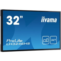 iiyama LH3246HS-B1 pantalla de señalización Pantalla plana para señalización digital 80 cm (31.5") LED Full HD Negro