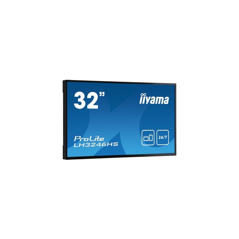 iiyama LH3246HS-B1 pantalla de señalización Pantalla plana para señalización digital 80 cm (31.5") LED Full HD Negro