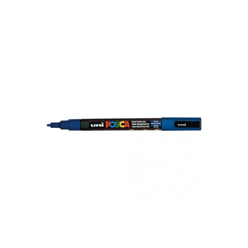 ROTULADOR NO PERMANENTE PC-3M PUNTA CONICA 0,9-1,3MM AZUL UNI-BALL 156737000