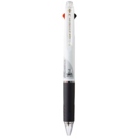 BOLIGRAFO JETSTREAM 3 COLORES CUERPO 1MM. BLANCO UNI-BALL 246249000