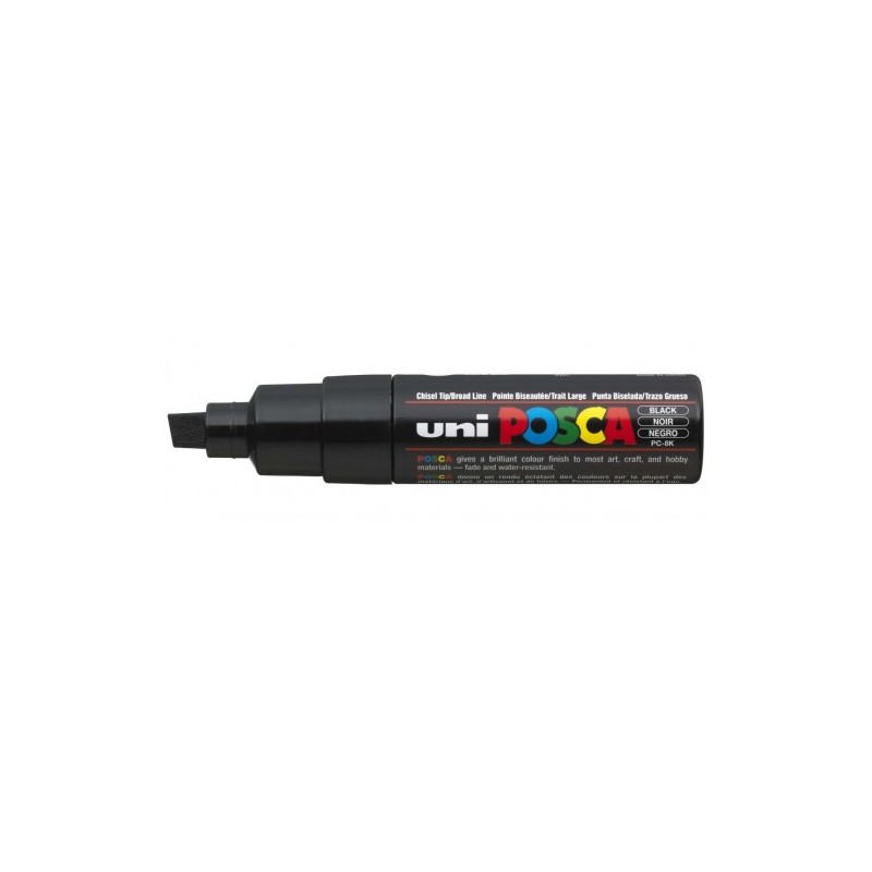 MARCADOR PC-8K POSCA PUNTA B 8MM. NEGRO UNI-BALL 148932000
