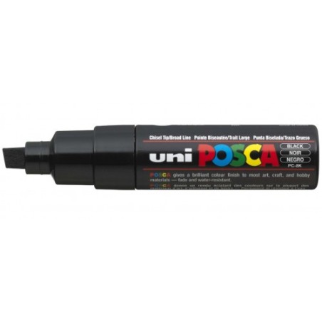 MARCADOR PC-8K POSCA PUNTA B 8MM. NEGRO UNI-BALL 148932000