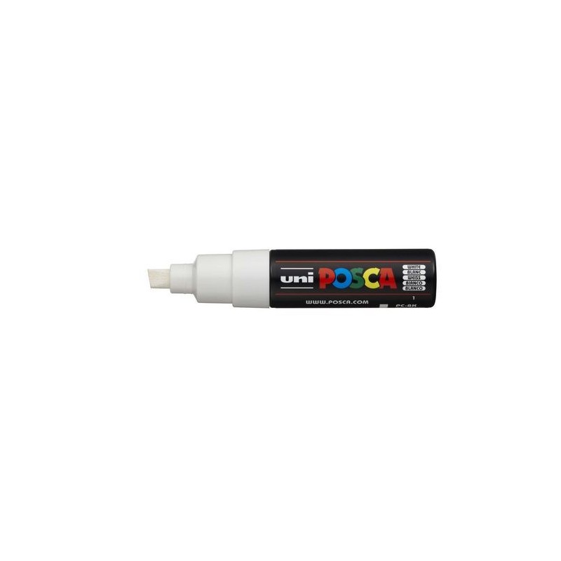 MARCADOR PC-8K POSCA PUNTA B 8MM. BLANCO UNI-BALL 148791000