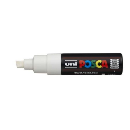 MARCADOR PC-8K POSCA PUNTA B 8MM. BLANCO UNI-BALL 148791000