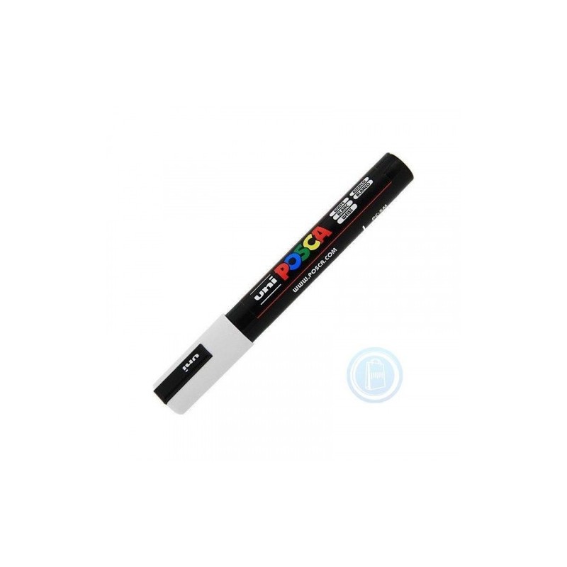 MARCADOR PC-5M POSCA 1.8-2.5MM BLANCO UNI-BALL 152637000