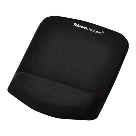 REPOSAMUÑECAS RATON PLUSHTOUCH NEGRO FELLOWES 9252003