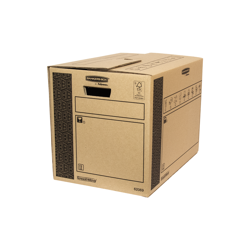 CAJA TRANSPORTE Y MUDANZAS EXTRA RESISTENTE 65L. BANKERS BOX 6206902