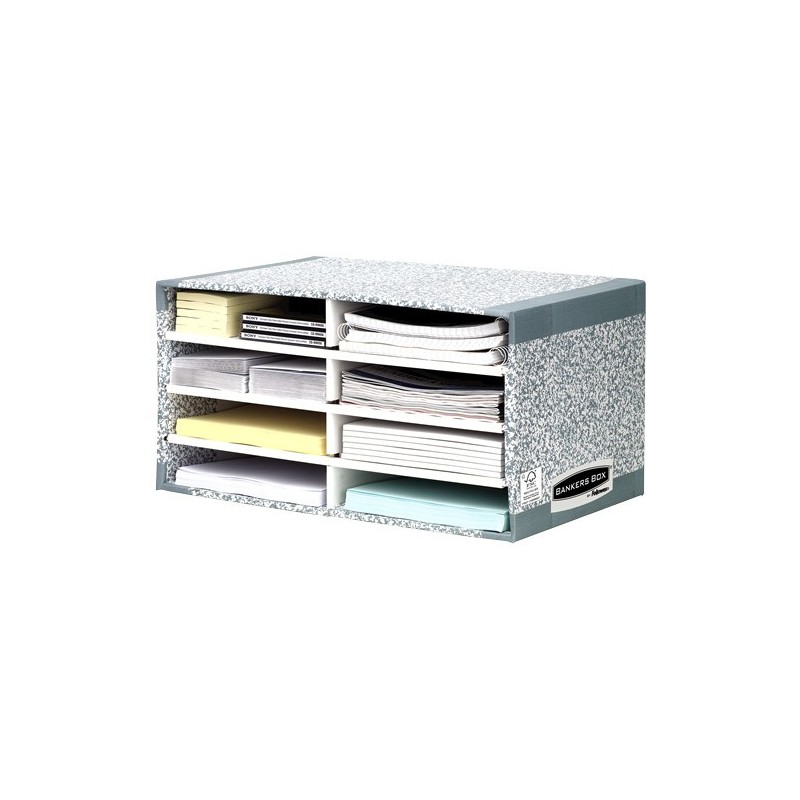 ORGANIZADOR GRIS/BLANCO BANKERS BOX 08750EU