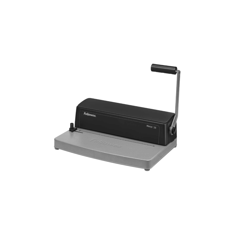 Fellowes Metal 25 Click binding machine 450 hojas Negro, Gris