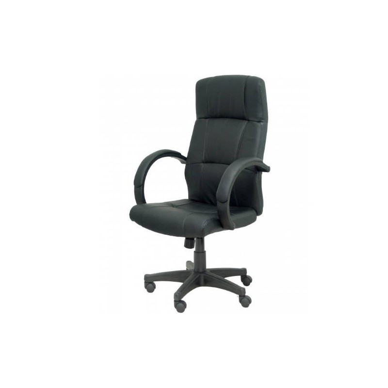 SILLÓN MODELO MUNERA SIMIL PIEL NEGRO PIQUERAS Y CRESPO 97DBNE