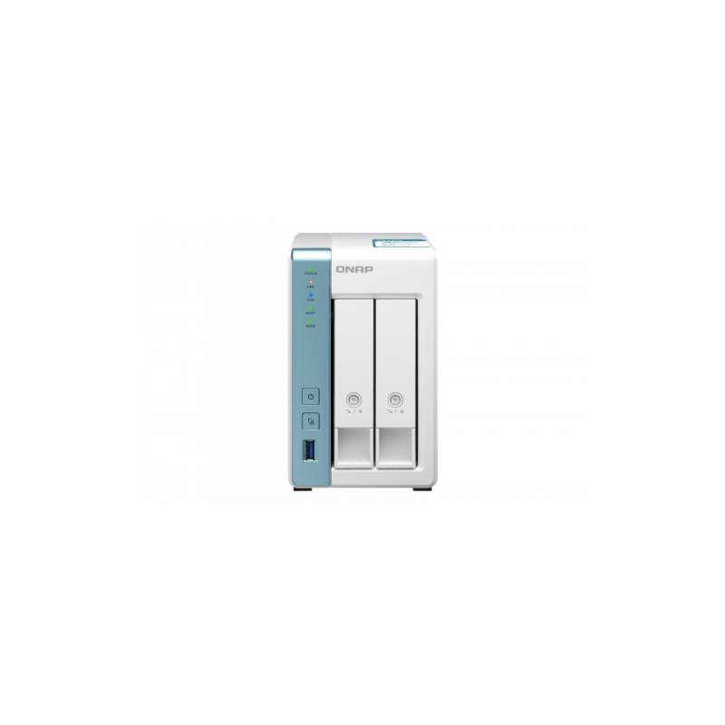 QNAP TS-231K servidor de almacenamiento NAS Torre Ethernet Blanco Alpine AL-214