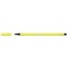 ROTULADOR PUNTA FIBRA MEDIA 1MM. PEN 68 AMARILLO NEON STABILO 68/024