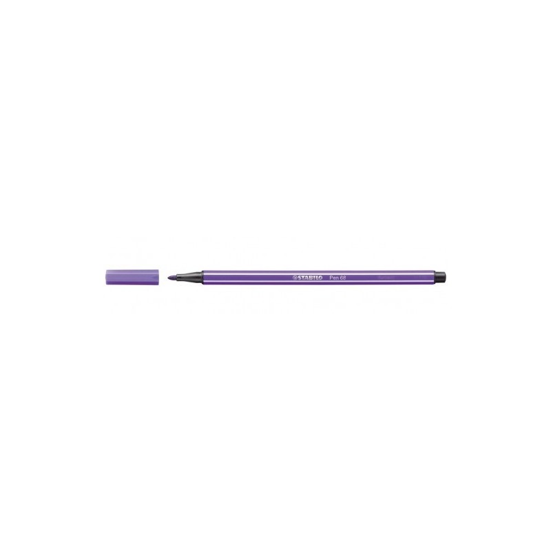 ROTULADOR PUNTA FIBRA MEDIA 1MM. PEN 68 VIOLETA STABILO 68/55