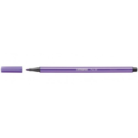 ROTULADOR PUNTA FIBRA MEDIA 1MM. PEN 68 VIOLETA STABILO 68/55