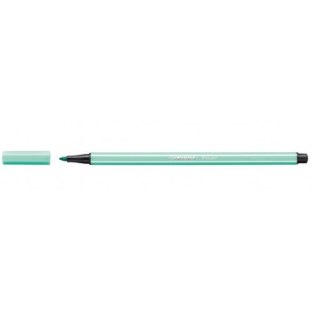 ROTULADOR PUNTA FIBRA MEDIA 1MM. PEN 68 VERDE HIELO STABILO 68/13