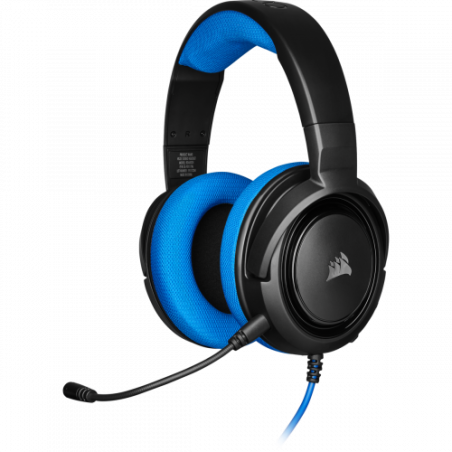 Corsair HS35 Auriculares Diadema Negro, Azul