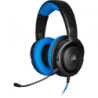 Corsair HS35 Auriculares Diadema Negro, Azul