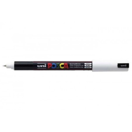 MARCADOR POSCA PC-1MR 0,7MM BLANCO UNI-BALL 089789000