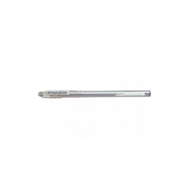 BOLIGRAFO ROLLER GEL G-1 0.7MM PLATA PILOT BL-G1-7T-S