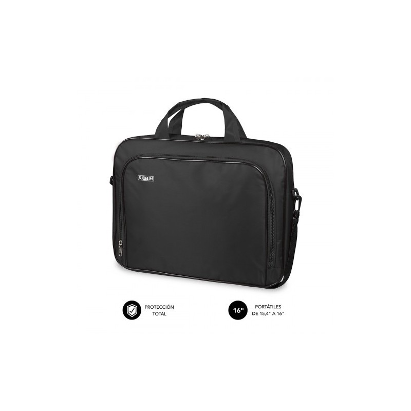 SUBBLIM Maletín Ordenador Oxford Laptop Bag 15,4-16" Black