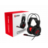 MSI DS502 Auriculares Diadema Negro, Rojo