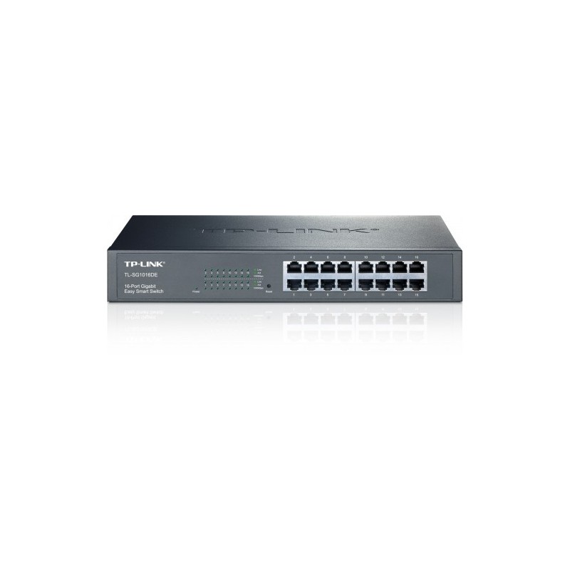 TP-LINK TL-SG1016DE Gestionado L2 Gigabit Ethernet (10/100/1000) Negro