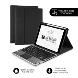 SUBBLIM Funda con Teclado KEYTAB Pro BT Touchpad Ipad 10,2" Black
