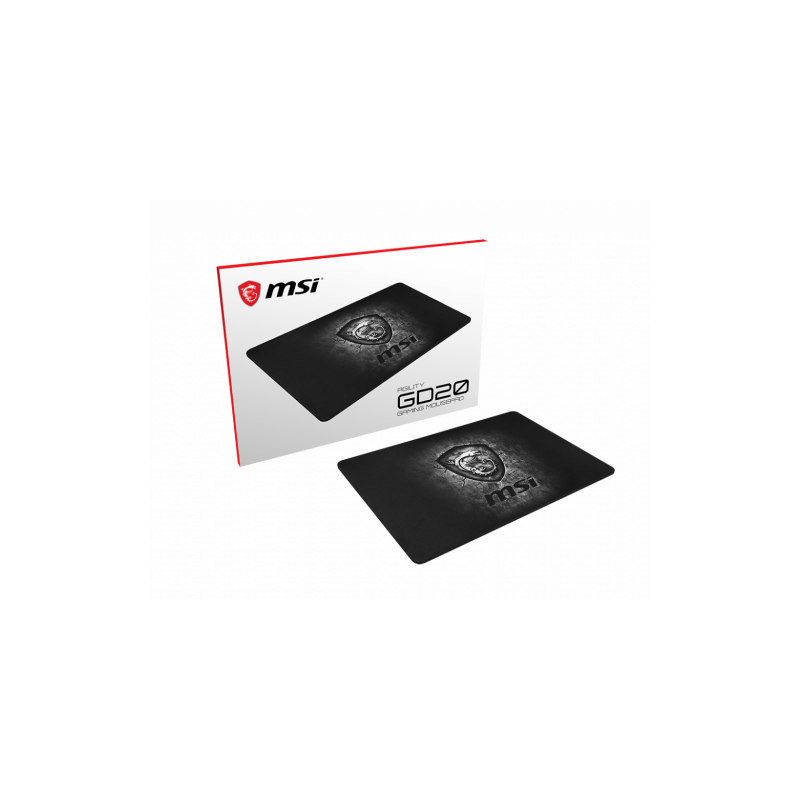 MSI Agility GD20 Alfombrilla de ratón para juegos Gris