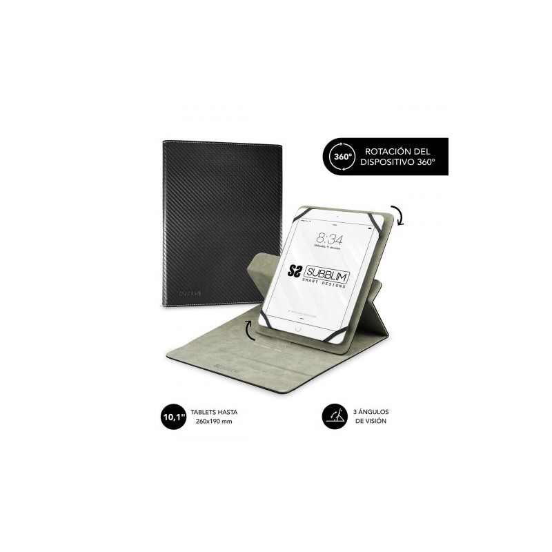 SUBBLIM Funda Tablet Rotate 360 Executive Case 10,1" Black