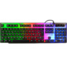 The G-Lab Keyz Neon teclado USB QWERTY Español Negro