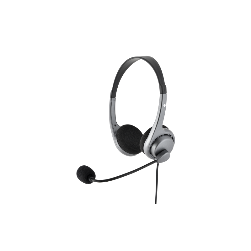 Bluestork MC-101 auricular y casco Auriculares Diadema Conector de 3,5 mm Negro, Plata