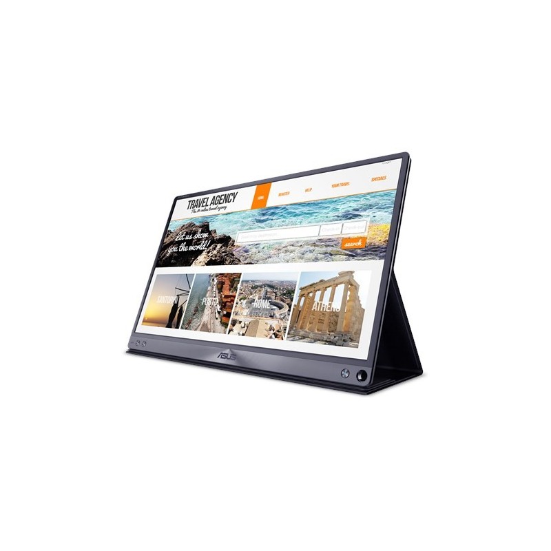 ASUS ZenScreen MB16AC 39,6 cm (15.6") 1920 x 1080 Pixeles Full HD LED Gris