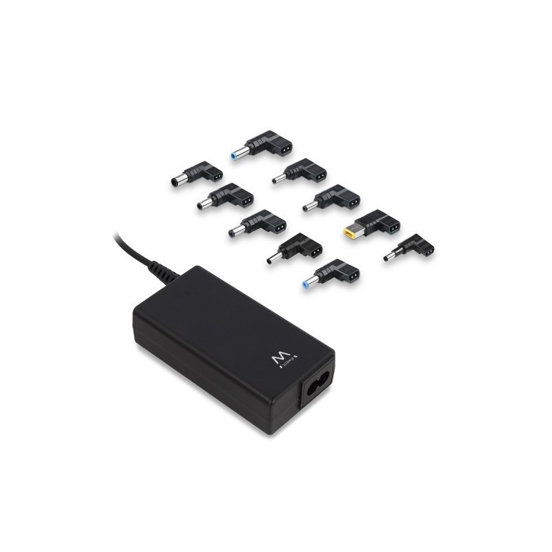 Ewent EW3985 adaptador e inversor de corriente Universal 65 W Negro