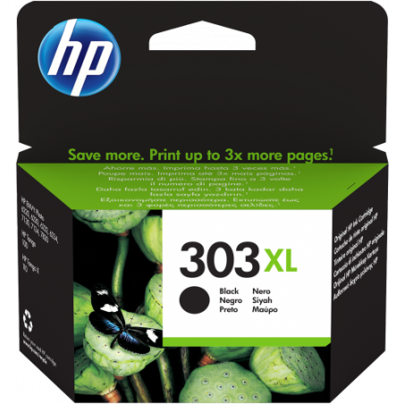 HP 303XL CARTUCHO DE TINTA HP303XL NEGRO (T6N04AE)